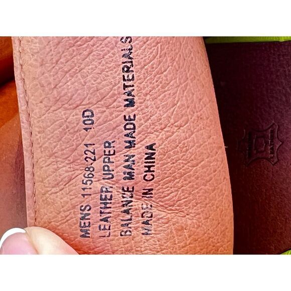 Florsheim Oxford men Shoe Lace Up Dress Company Leather Cognac Brown size 10. - Picture 4 of 9